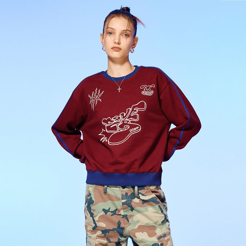 NCOVER（エンカバー）の「OLD SPORTS TEAM SWEATSHIRT-BURGUNDY（Tops）」