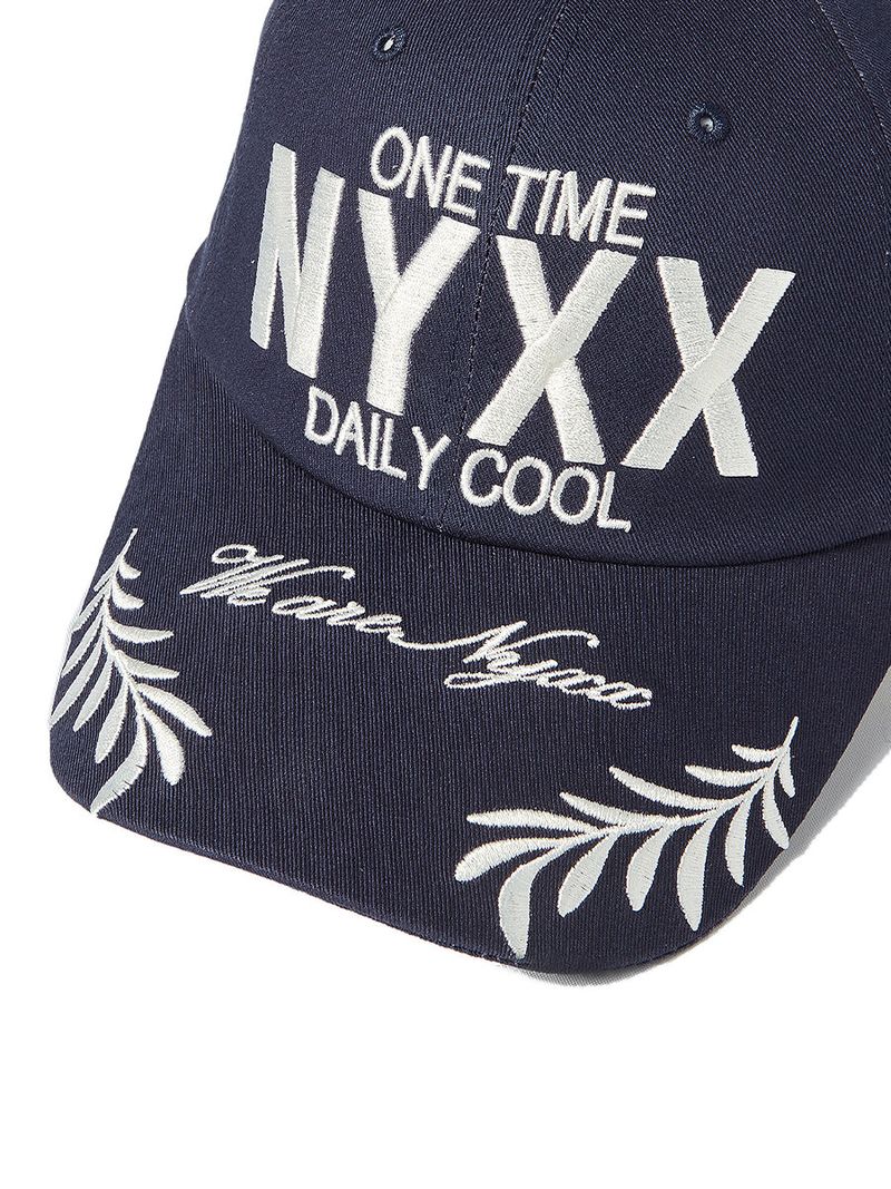 NYX SLOGAN BALL CAP (NAVY)