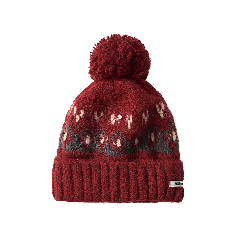 Heart Diamond Bell Beanie (Red)