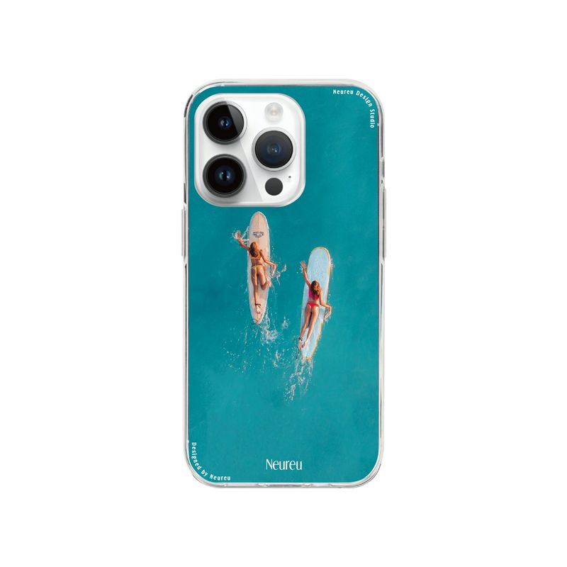 Neureu Studio（ニュールースタジオ）の「サーフィンガール携帯ケース（スマホグッズ/小物）」