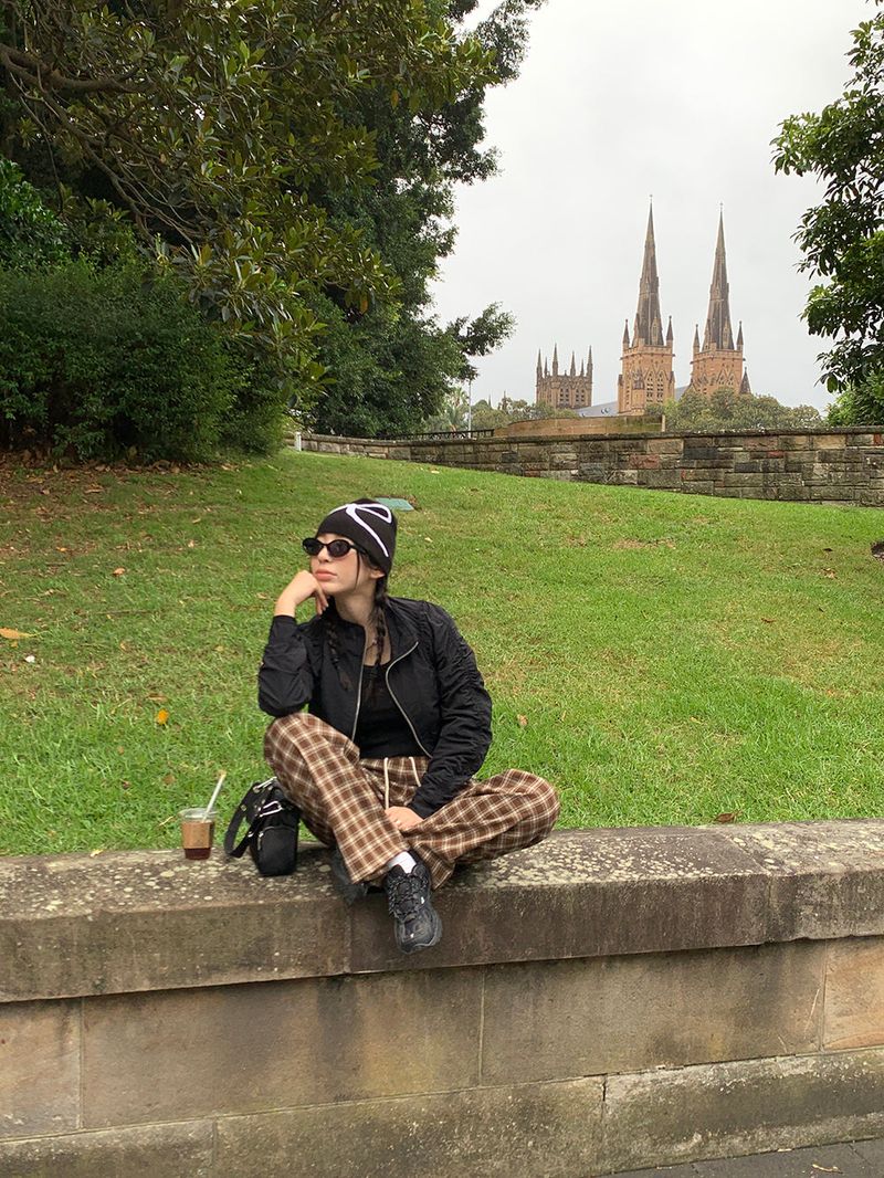 [MADE] Vino Checkered Banded Waist Pants