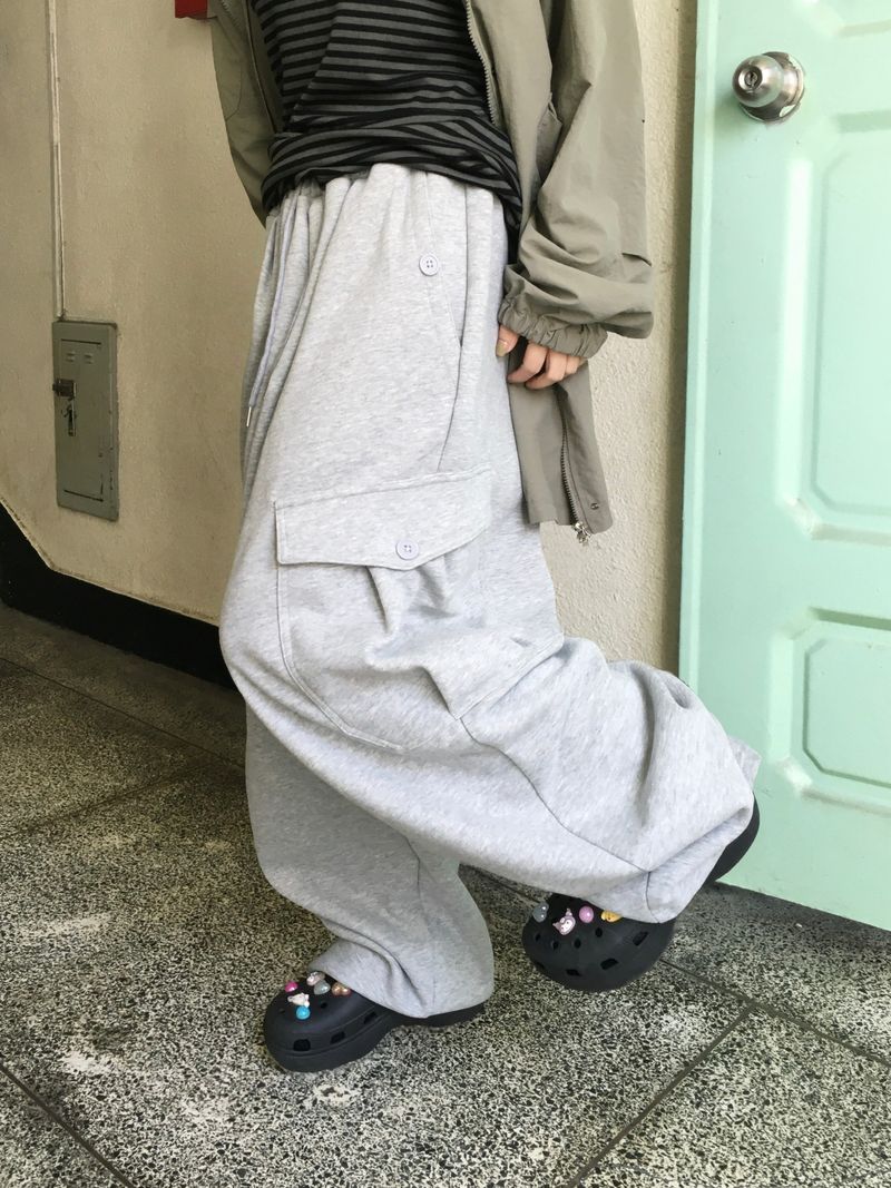 RITCORE（リットコア）の「ポッキーボタンカーゴスウェットパンツ (3c)（パンツ）」