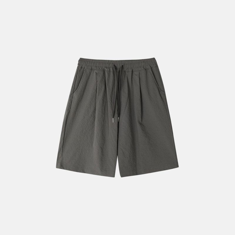 Cooling seersucker bermuda pants