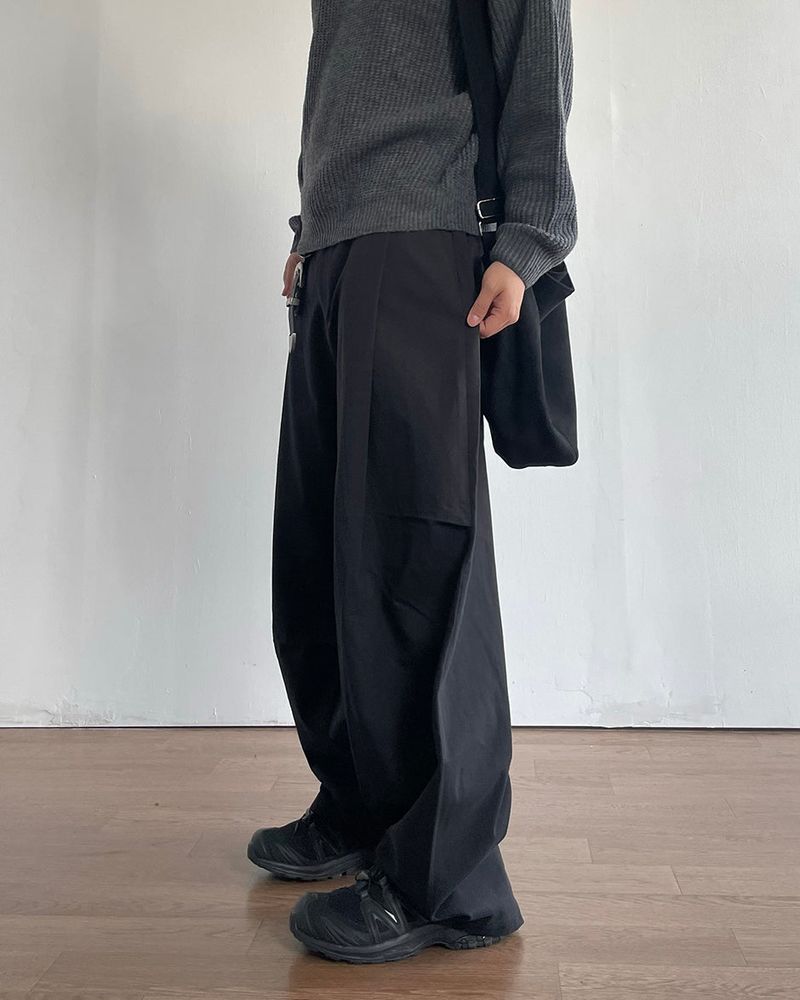 Tony Curved Cotton Pants
