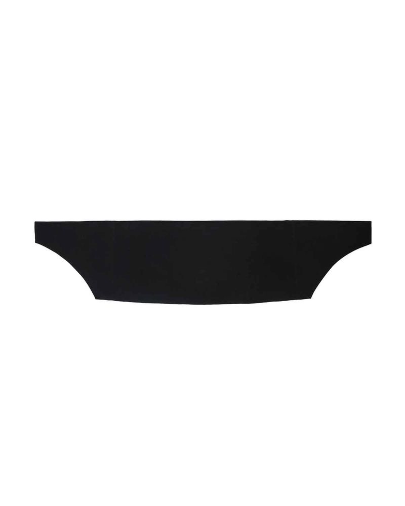 Layered Wrap Tie _ BLACK