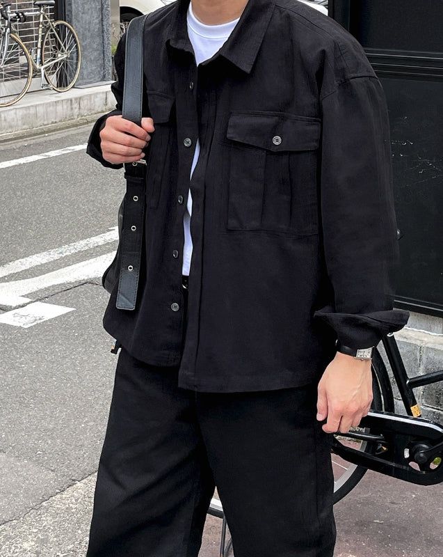 Berry Pocket Shirt Jacket
