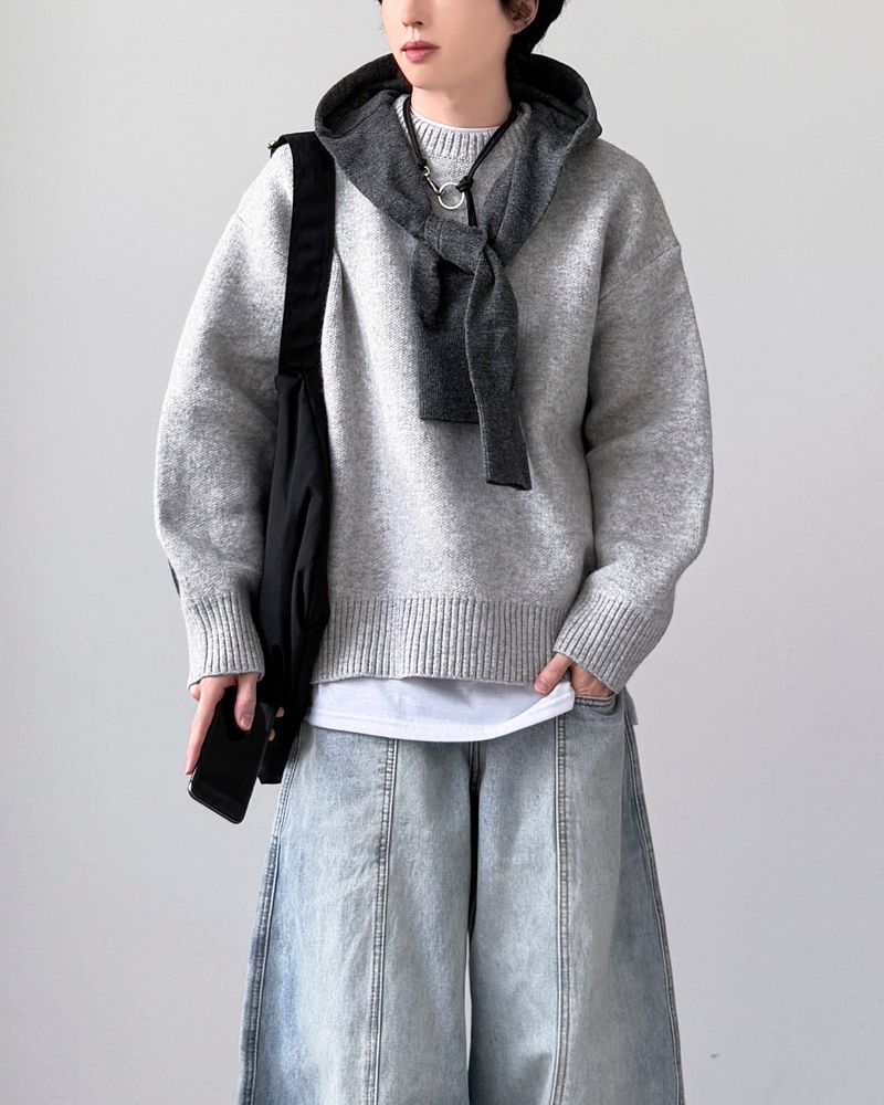 Julie Muffler Hood Knit