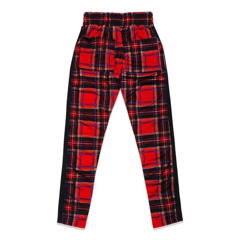 TZ PLAID TRACK PANTS