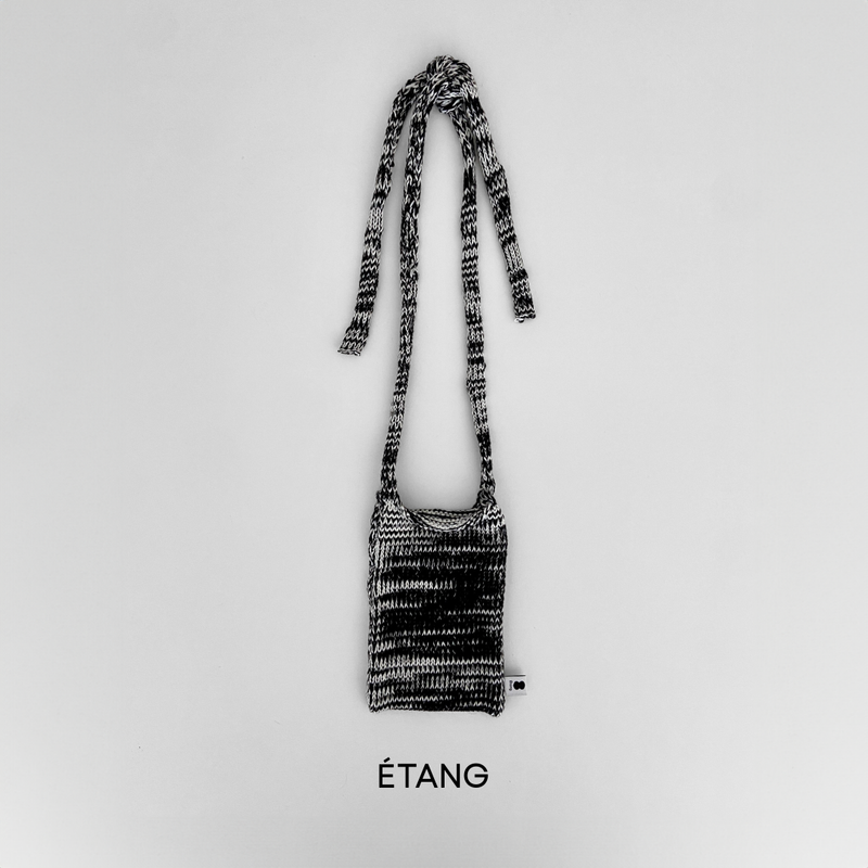 [MADE] Étang mini bag | Glitch Black