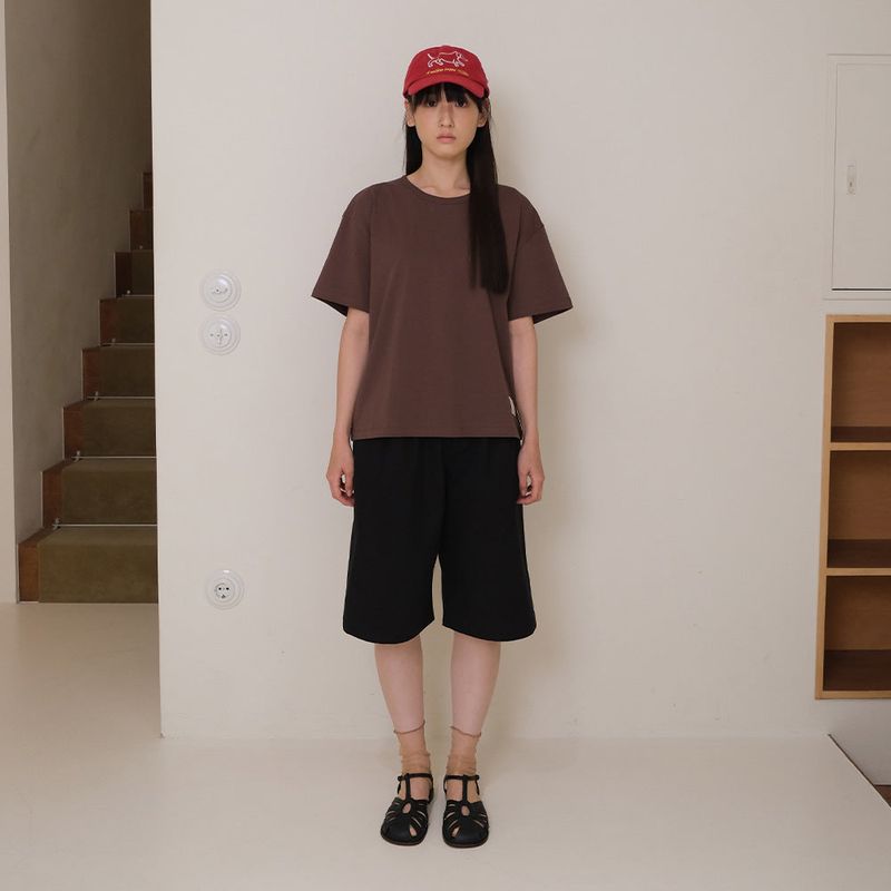 Brown Basic T-Shirt