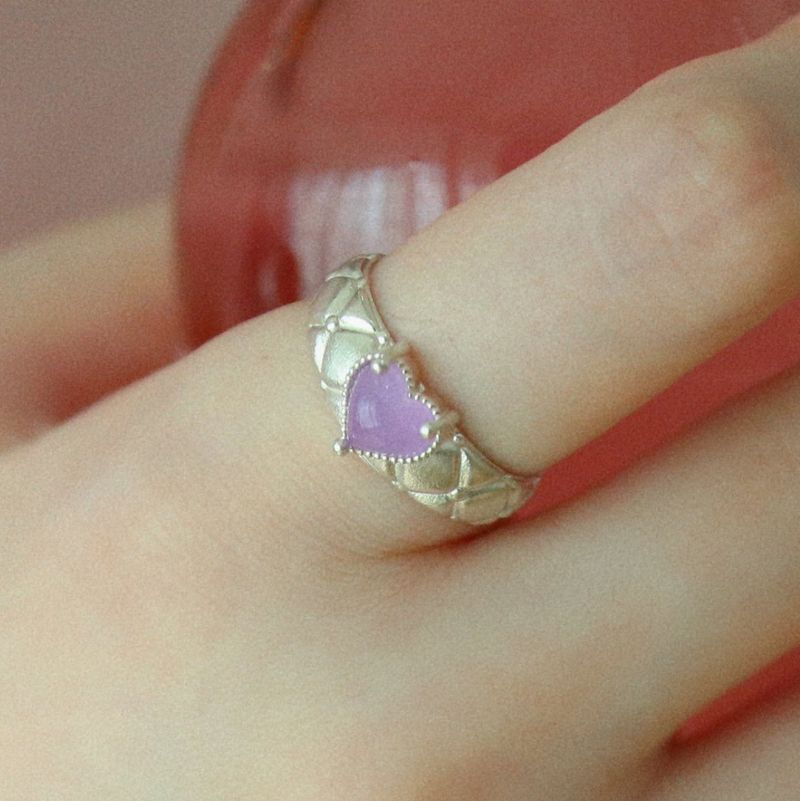 Ivorybubble（アイボリーバブル）の「【MADE】 ハートキルティングリング（アクセサリー）」