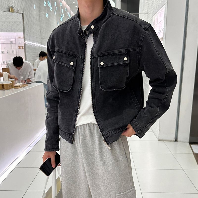 lemenne(ルメンヌ)の「LMN Mart-Pocket Round Denim Jacket (2 colors)(Jackets/Outerwear)」