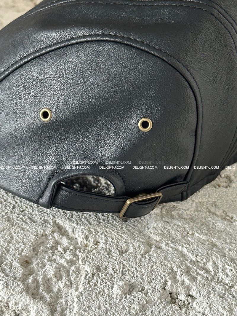 Leather Leather Hunting Cap