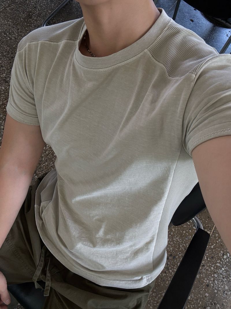 Washed buckle cargo pants