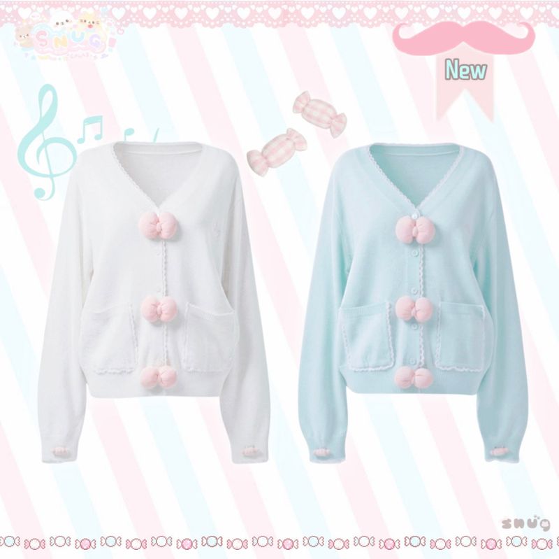 SNUG(スノグ)の「キャンディファンタジーカーディガン ♡ ミントキャンディ(トップス)」
