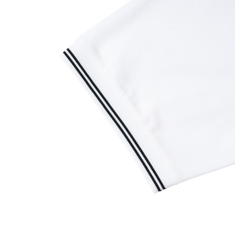 Heart Patch Regular Polo - White