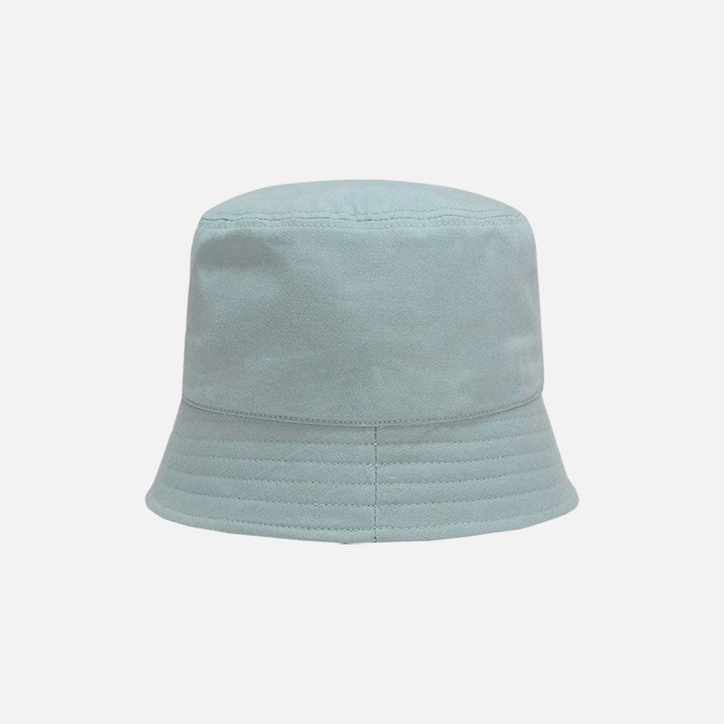 COTTON BUCKET HAT (MISTY BLUE)