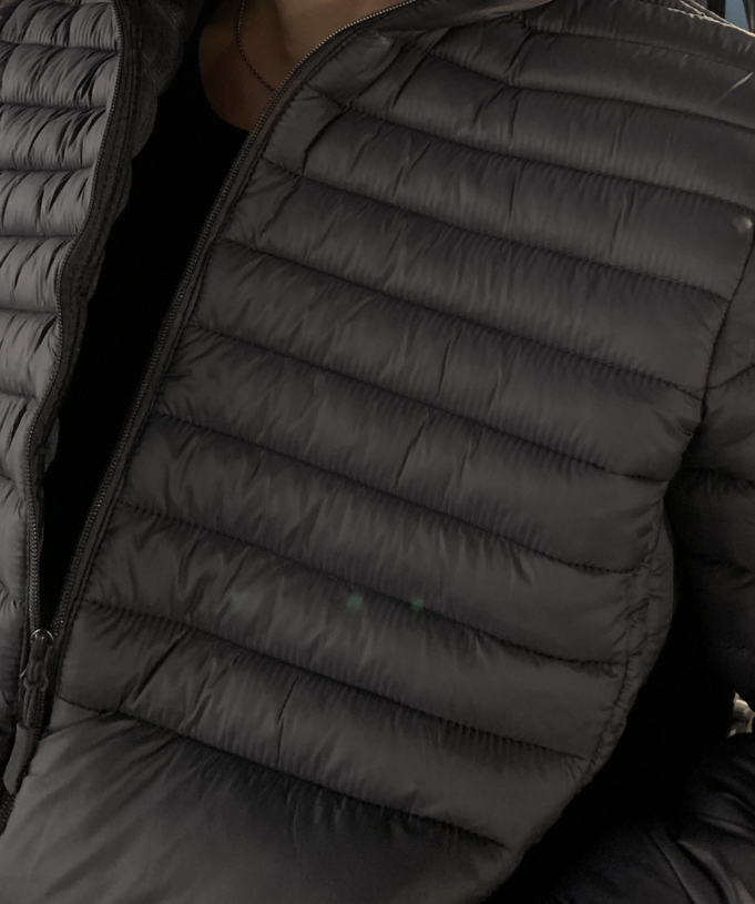Lapel Core Comfort Brushed Lined Heating Hood Lightweight Padding