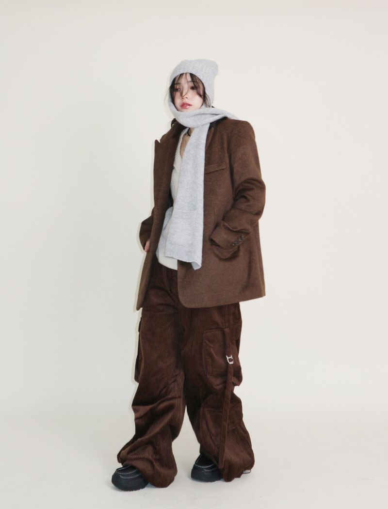 Winter Alpaca Formal Single Jacket (Wool Jacket) (Lining 2 Ounces)