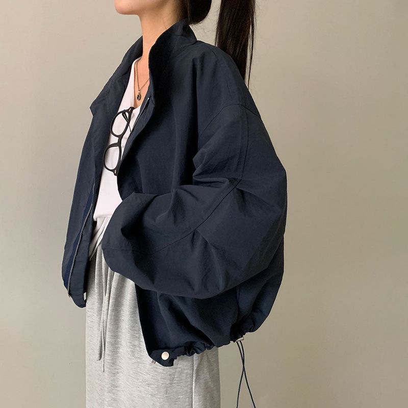 [Bellide made] Return Overfit Two-Way Pintuck Field Jacket