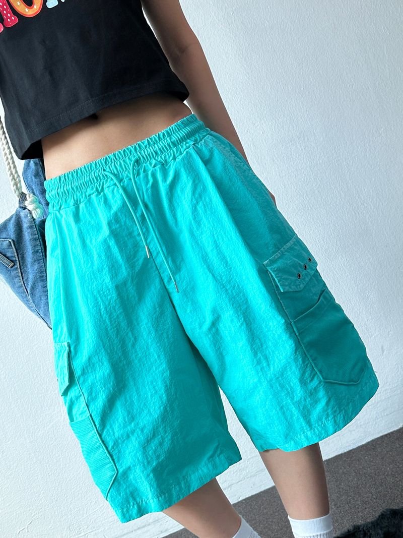 Homecandy Contrast Ringer Crop Tee 2color