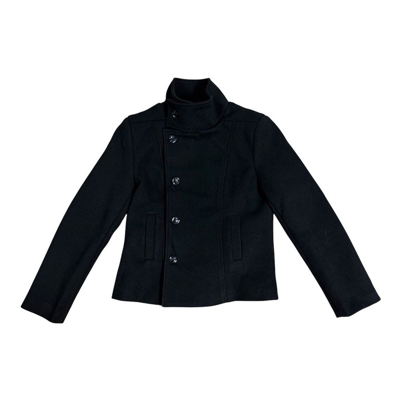 High neck coat