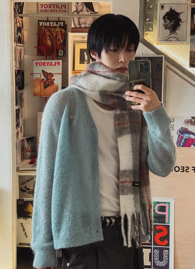 [LANARCH] Urban Label Check Muffler