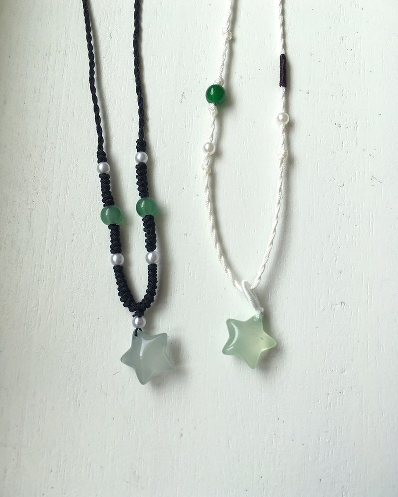 WONDER WONDER(ワンダーワンダー)の「Barts Vintage Star Beads Gemstone Necklace(Accessories)」