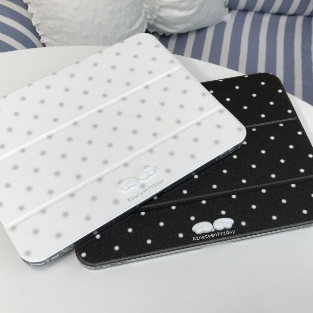 3D Angel Wing Dot Pattern iPad Cover Case