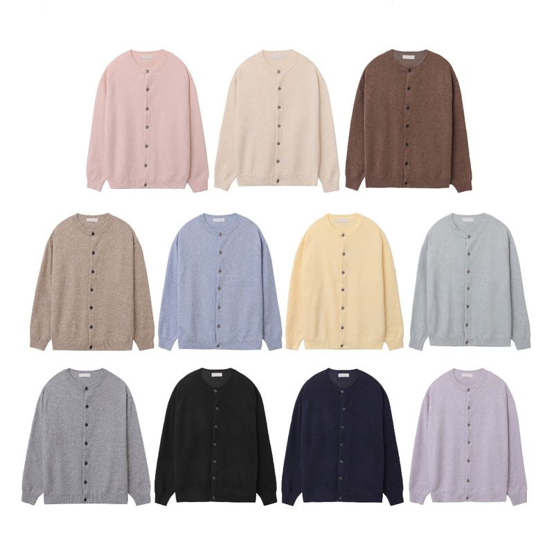 LMN All-Day Sensitive Round Cardigan (11 colors)