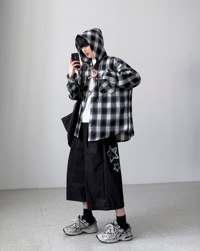 Crown Check Hood Shirts