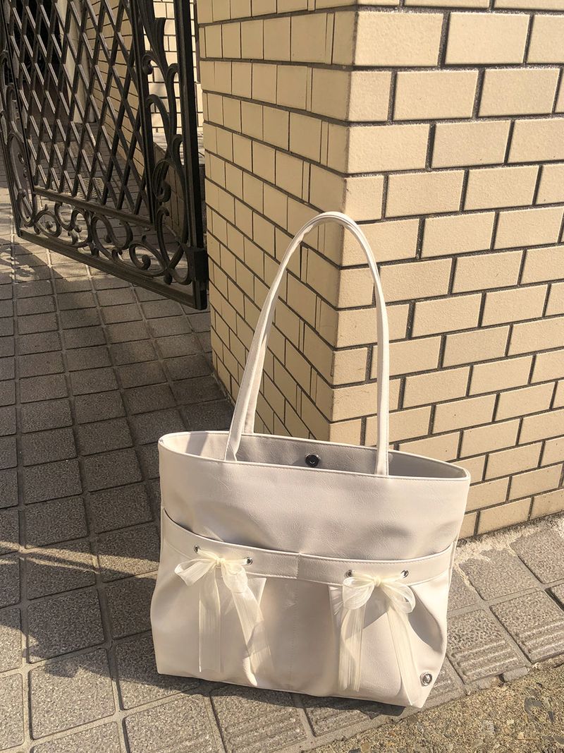 ovuni（オーブニ）の「Easy ribbon bag_ivory（Bags）」