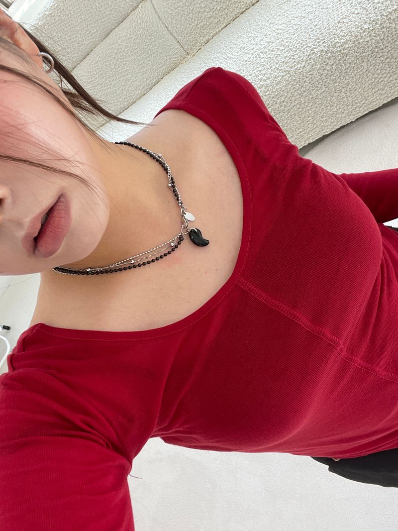 Comma Ball Mix Necklace