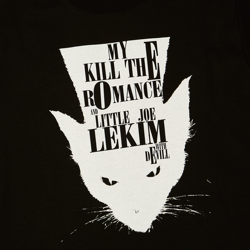 LEKIM DEVILL CAT T-SHIRT BLACK (WOMAN)