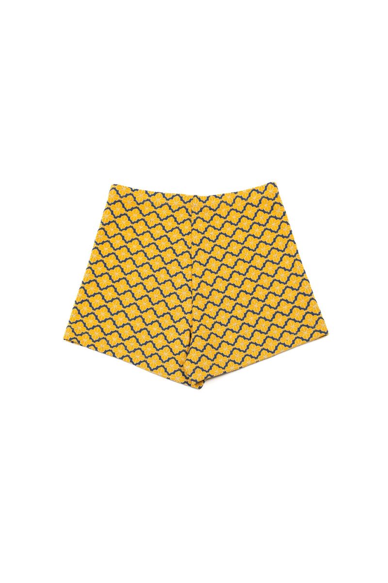 Jacquard Short Pants [Yellow]