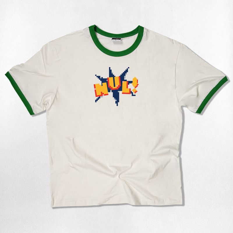 Pixel NUL Ringer T-Shirts - 4COLOR