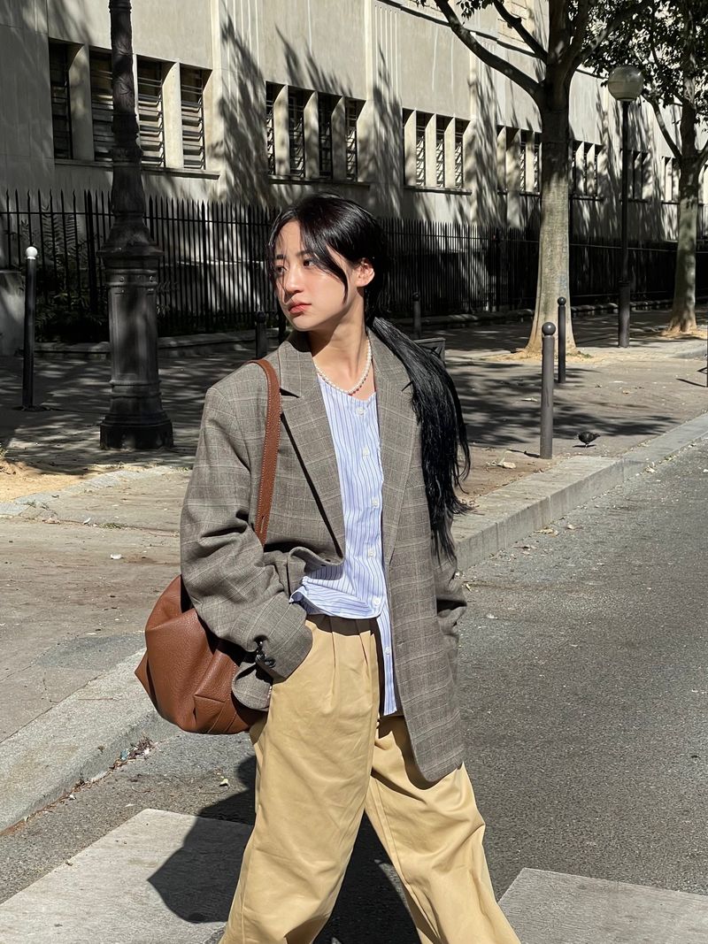 Arco iris（アルコイリス）の「Vichy check pattern blazer（Jackets/Outerwear）」