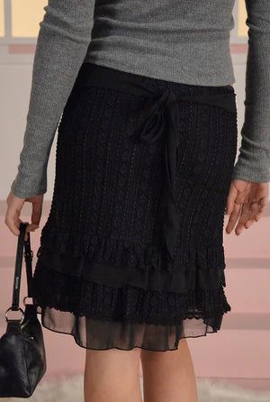 【即日発送】tht jacquard mini bag - black