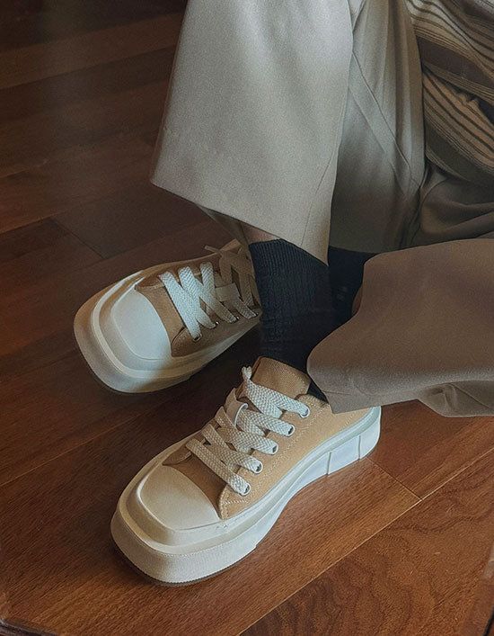 ASCLO（エジュクロ）の「ASCLO Square Sneakers (2color)（Shoes）」