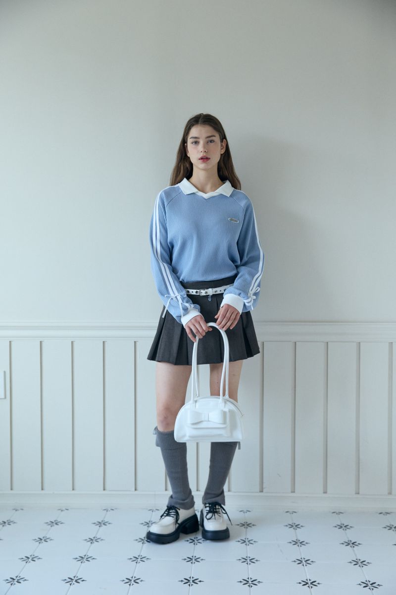 TRACK RIBBON TOP (3 COLORS)