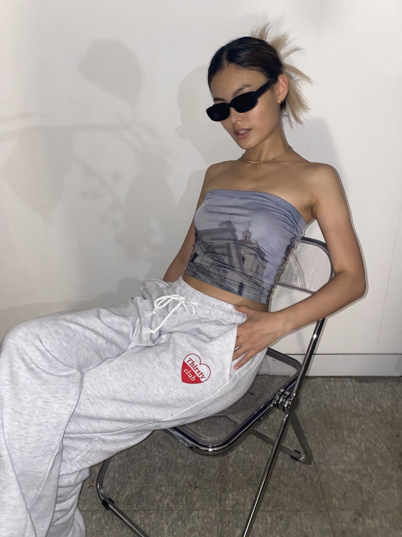 Thirsty Club（サースティー クラブ）の「Basic sweat pants - Grey（Pants）」