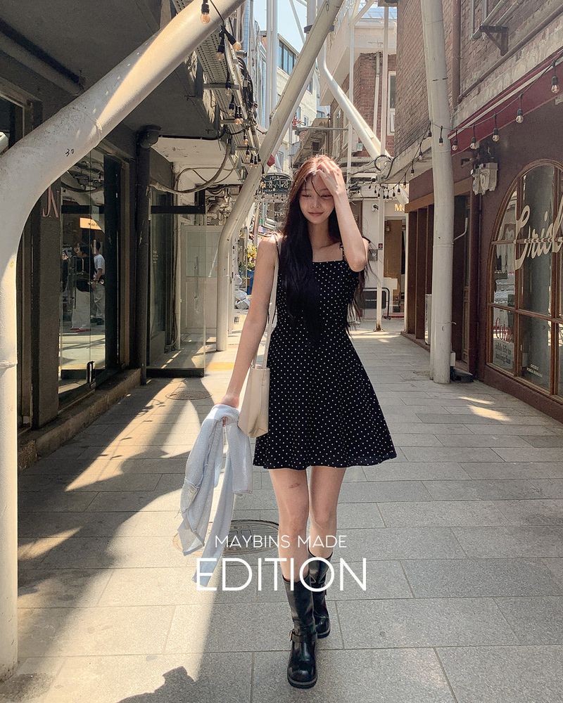 Chero dot mini dress