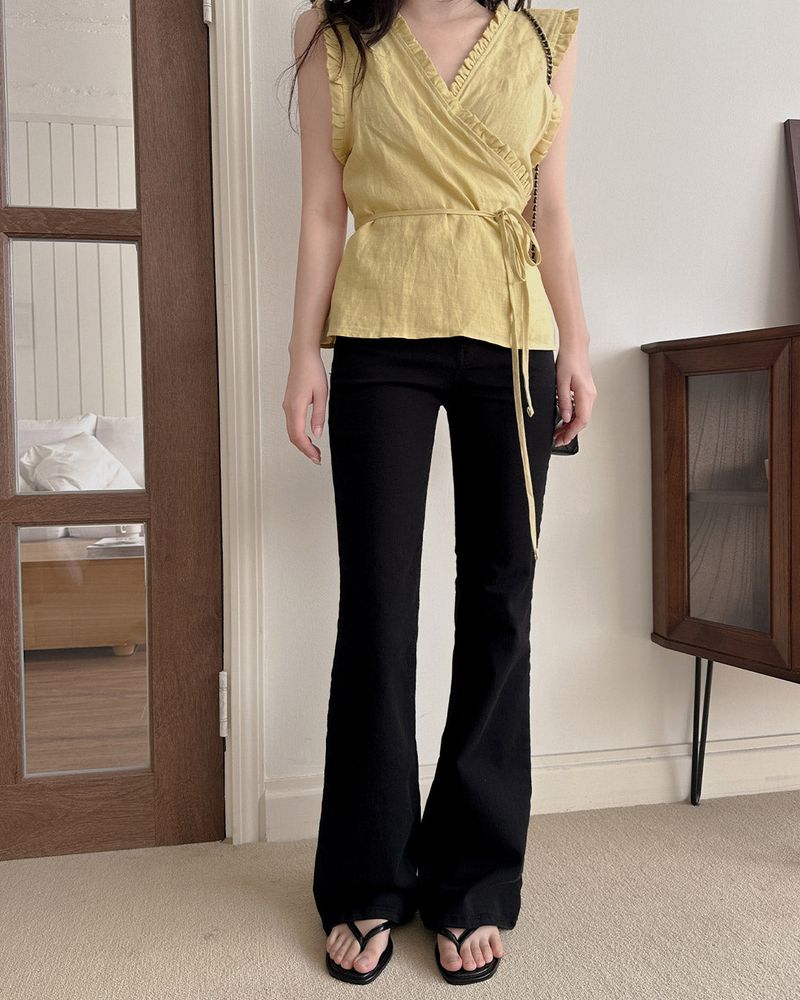Hedden bootcut cotton pants