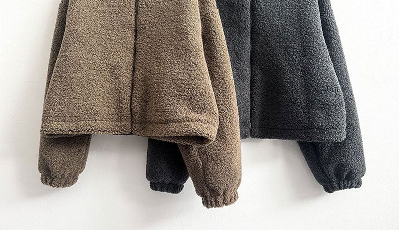 Pelo Thick Dumble Fleece Zip-Up Jumper