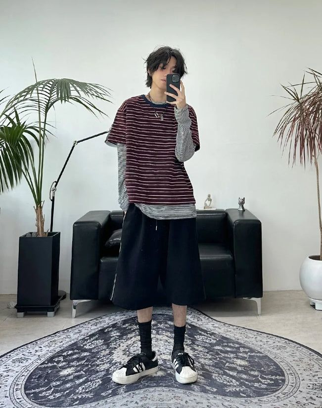 Eder Striped Short Sleeve Tee