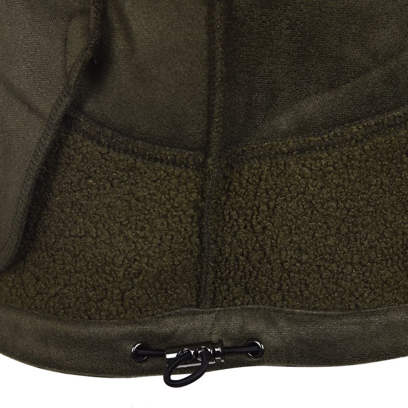 FLEECE HOODIE ZIP-UP [KHAKI]