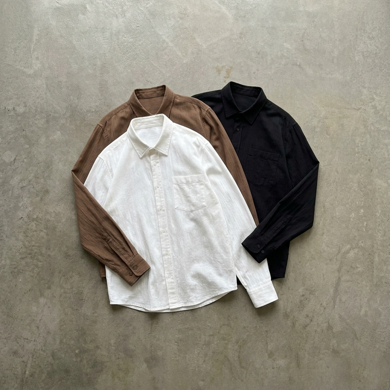 Textured Relaxed Shirt
