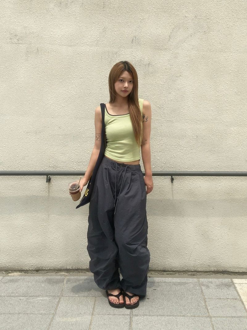 Archive Solid Matching Sleeveless Top (9c)