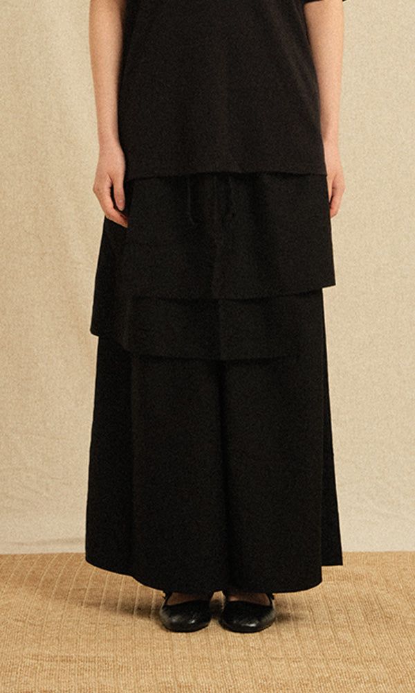 Reculer（ルキュレ）の「 Basic Skirt Pants Black（Pants）」