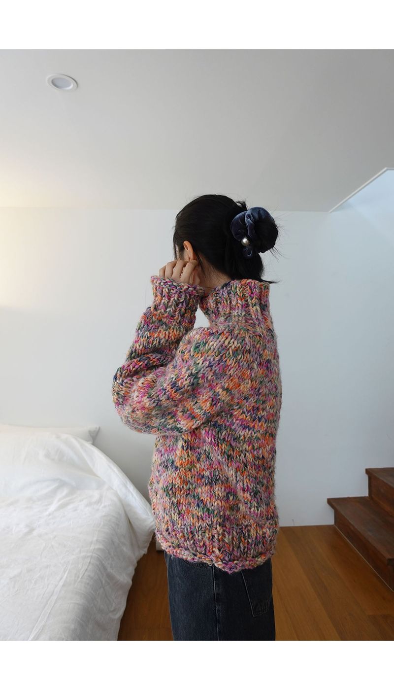 CANDY handmade sweater (with beanie)